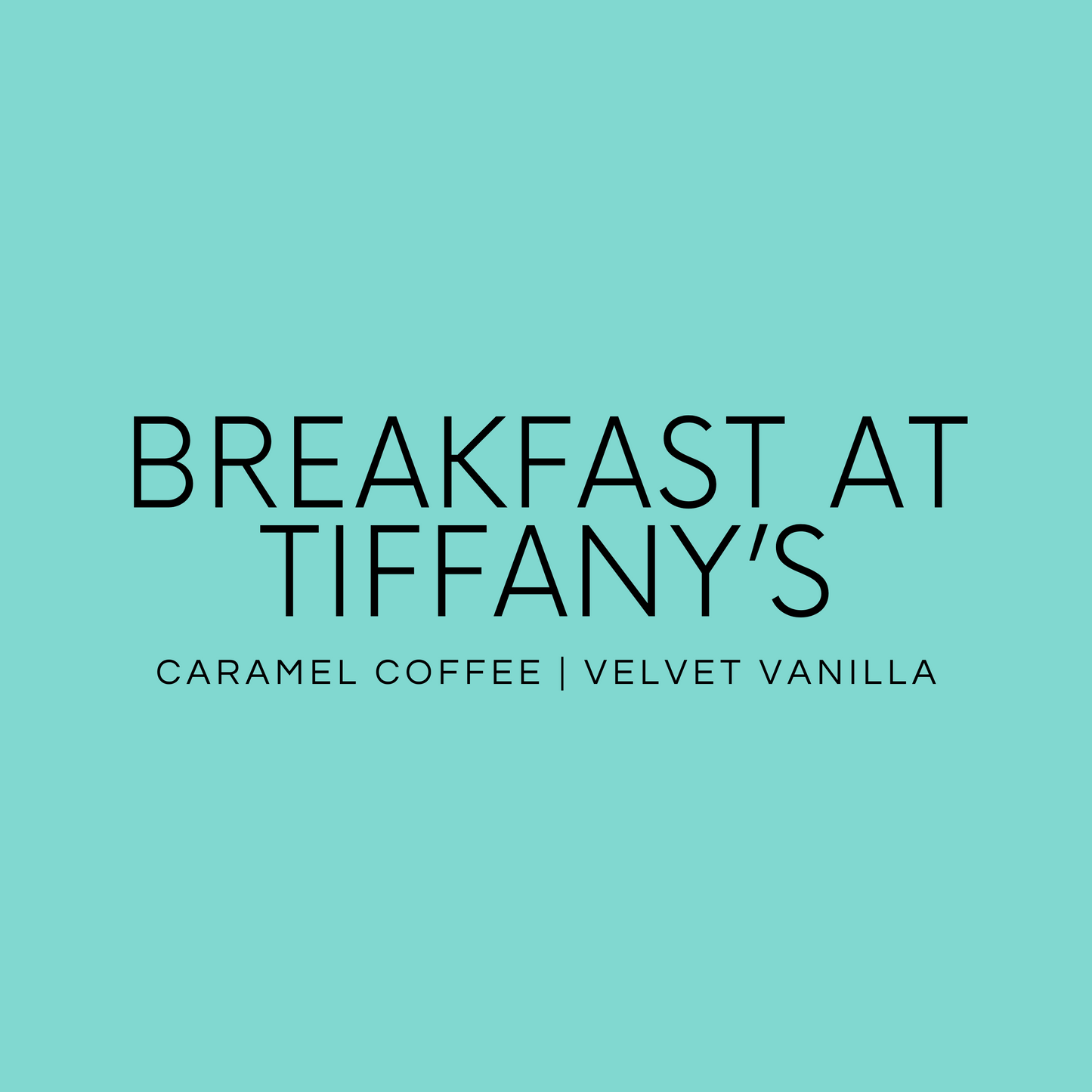 Breakfast at Tiffany's Candle